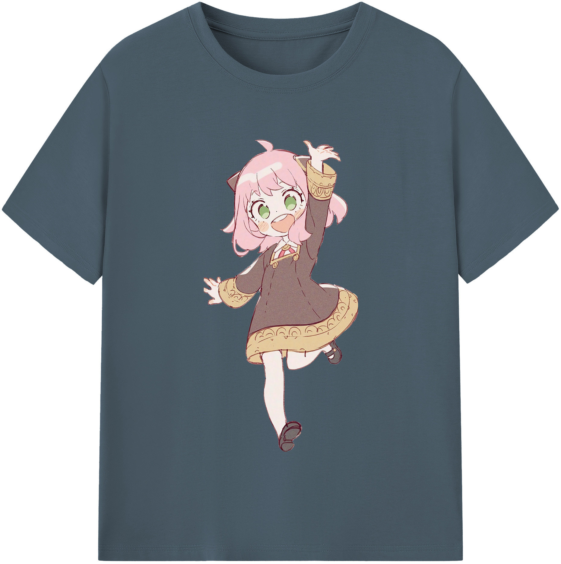 （画像用） SPY×FAMILY间谍家家酒 綿100％半袖Tシャツ（フロントプリント）